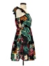 Unbranded Tropical Black Cocktail Dress Size XS (estimated) - photo 4