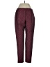 Trina Turk 100% Polyester Chevron-herringbone Burgundy Casual Pants Size 2 - photo 1