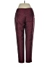 Trina Turk 100% Polyester Chevron-herringbone Burgundy Casual Pants Size 2 - photo 2