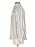 FRAME 100% Silk Stripes Ivory Blouse Size XS - photo 5