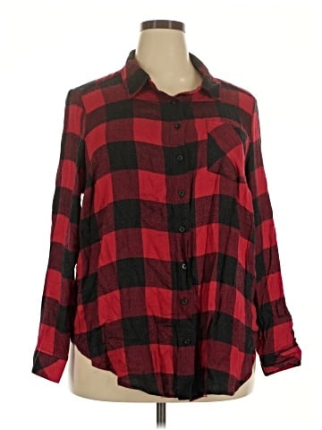 Torrid Long Sleeve Button-Down Shirt (view 1)