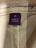 Gloria Vanderbilt Solid Tan Khakis Size 14 - photo 5
