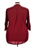 Avenue 100% Rayon Red Burgundy 3/4 Sleeve Blouse Size 22 Plus - photo 2