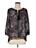 Elie Tahari Black 3/4 Sleeve Blouse Size M - photo 1