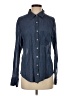 Caslon 100% Cotton Blue Long Sleeve Button-Down Shirt Size S - photo 1