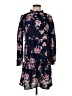 Lularoe 100% Polyester Floral Blue Casual Dress Size XXS - photo 1