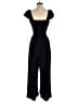 Veronica M. 100% Polyester Solid Black Jumpsuit Size S - photo 2