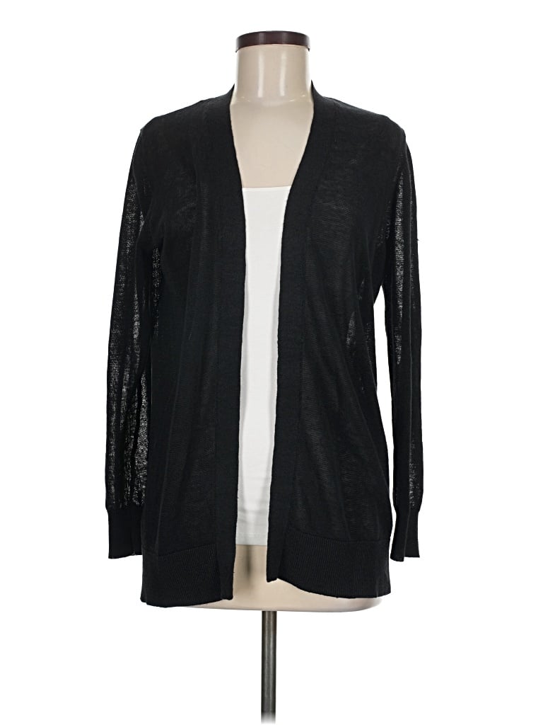 Pre-owned Ann Taylor Cardigan Sweater In Black