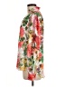 St. John Collection Floral Orange Long Sleeve Blouse Size 8 - photo 5
