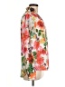 St. John Collection Floral Orange Long Sleeve Blouse Size 8 - photo 4