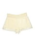 Topshop 100% Cotton Ivory Shorts Size 8 - photo 2