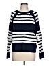 Adrianna Papell Stripes Blue Pullover Sweater Size L - photo 1