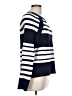 Adrianna Papell Stripes Blue Pullover Sweater Size L - photo 4