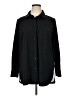 Lyssé Black Long Sleeve Button-Down Shirt Size XL - photo 1
