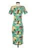 Tom's Ware Print Teal Casual Dress Size S - photo 2