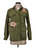 Topshop 100% Cotton Green Jacket Size 4 - photo 1