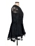 Lela Rose 100% Polyester Black Sleeveless Blouse Size 14 - photo 4