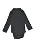 H&M 100% Cotton Solid Gray Long Sleeve Onesie 9-12 MO / 12 MO - photo 2