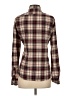 Assorted Brands 100% Cotton Plaid Brown Long Sleeve Button-Down Shirt Size S - photo 2