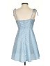 Shein 100% Polyester Hearts Blue Casual Dress Size 4 - photo 2