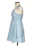 Shein 100% Polyester Hearts Blue Casual Dress Size 4 - photo 5