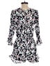 Aqua 100% Polyester Floral Blue Romper Size S - photo 2