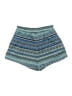 Shein Chevron-herringbone Blue Shorts Size M - photo 2