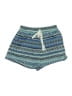 Shein Chevron-herringbone Blue Shorts Size M - photo 1