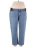 ASOS 100% Cotton Color Block Blue Jeans Size 18 - photo 1