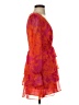 Lavender Brown 100% Polyester Orange Cocktail Dress Size XS - photo 4