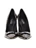 Karen Millen Animal Print Black Heels Size EU 38 - photo 2