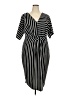 City Chic Stripes Black Casual Dress Size 20 Plus (L) - photo 1