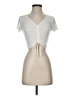 Ambiance Ivory Short Sleeve Top Size S - photo 1
