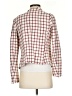 Zara Basic Checkered-gingham Red Ivory Jacket Size XS - photo 2