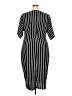 City Chic Stripes Black Casual Dress Size 20 Plus (L) - photo 2