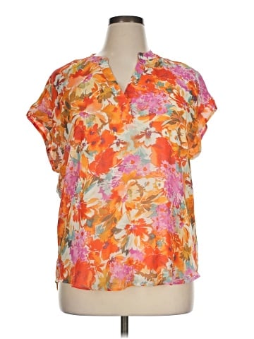 Vince Camuto Short Sleeve Blouse (view 1)