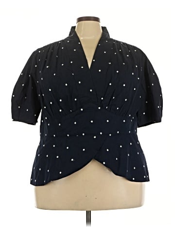 eShakti Short Sleeve Blouse (view 1)