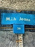 m.i.h Jeans Solid Blue Jeans Size 28 - photo 4