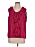 Jones Studio Burgundy Sleeveless Blouse Size L - photo 1