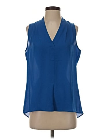 Rose + Olive Sleeveless Blouse (view 1)