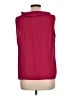 Jones Studio Burgundy Sleeveless Blouse Size L - photo 2