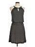Valerie Bertinelli Argyle Black Casual Dress Size 8 - photo 1