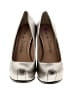 Pour La Victoire Metallic Silver Heels Size 8 - photo 2