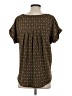 Pleione Brown Short Sleeve Blouse Size S - photo 2