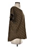 Pleione Brown Short Sleeve Blouse Size S - photo 4
