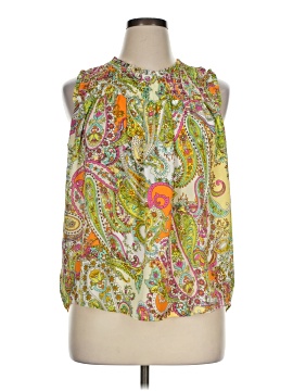 Floral & Ivy Sleeveless Blouse
