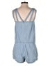 Fabletics 100% Cotton Solid Blue Romper Size S - photo 2