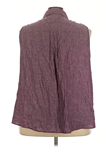 Lane Bryant Sleeveless Button-Down Shirt (view 2)