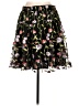 Torrid 100% Polyester Floral Black Casual Skirt Size Lg Plus (0) - photo 2