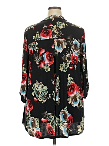 Honeyme 3/4 Sleeve Blouse (view 2)